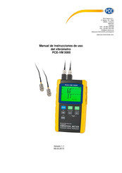 PCE Instruments PCE-VM 5000 Manual De Instrucciones De Uso