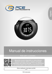 PCE Instruments PCE-LM 4 Manual De Instrucciones