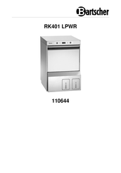 Bartscher 110644 Manual De Instrucciones Original