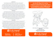 BABYTREND City Clicker Pro Snap Gear TS88C58E Manual De Instrucciones