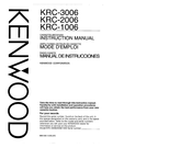 Kenwood KRC-2006 Manual De Instrucciones