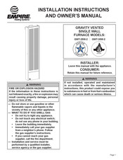 Empire Heating Systems GWT-25W-2 Instrucciones De Instalación Y Manual Del Propietario