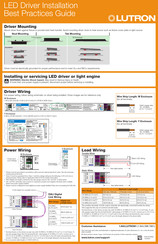 Lutron LD2T05WN-BLK Instalación