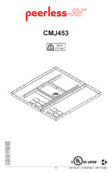 peerless-AV CMJ453 Manual Del Usuario