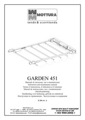 Mottura GARDEN 451 Manual De Instrucciones, Uso Y Mantenimiento