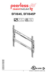 peerless-AV SFX645 Instrucciones De Montaje E Instalación