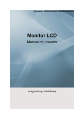 Samsung 2043BWX Manual Del Usuario