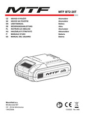 MTF BT2-20T Manual Del Usuario