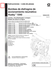 Graco Husky 1040 Instrucciones - Lista De Piezas