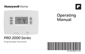 Honeywell Home PRO 2000 Serie Manual De Funcionamiento