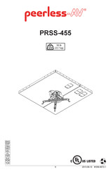 peerless-AV PRSS-455 Instrucciones De Montaje E Instalación