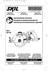 Skil HD77M Instrucciones De Funcionamiento Y Seguridad