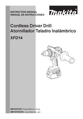 Makita XFD14 Manual De Instrucciones