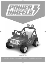 Power Wheels GPW31 Manual Del Usuario