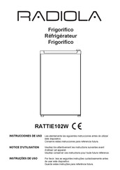 Radiola RATTIE102W Instrucciones De Uso