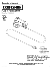 Craftsman 316.859510 Manual De Instrucciones