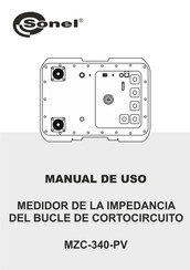 Sonel MZC-340-PV Manual De Uso