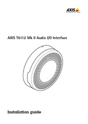 Axis Communications T6112 Guia De Instalacion