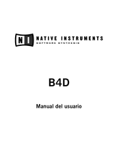 Native Instruments B4D Manual Del Usuario