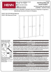 HENN Aurora D307-166 Instrucciones De Montaje