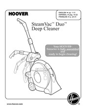 Hoover Steam Vac Duo Manual De Instrucciones