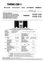 THOMSON VTCD 1110 Documentación Técnica