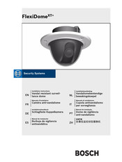 Bosch FlexiDomeXT+ VDC-455V04-20 Manual De Instalación