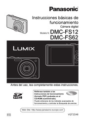 Panasonic Lumix DMC-FS12 Instrucciones Básicas De Funcionamiento