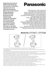 Panasonic EY75A8X Manual De Instrucciones