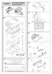 Dometic COOLAIR RTX1000-IK Instrucciones De Montaje