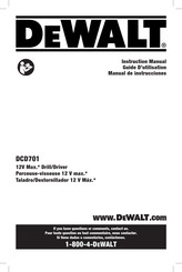 DeWalt DCD701B-CA Manual De Instrucciones