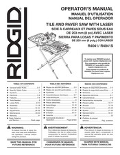 RIDGID R4041S Manual Del Operador