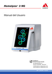 Analyticon Hemolyzer 3 NG Manual Del Usuario