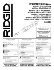 RIDGID R866021 Manual Del Operador