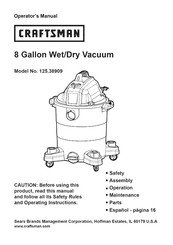 Craftsman 125.38909 Manual Del Operador