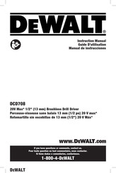 DeWalt DCD708B Manual De Instrucciones