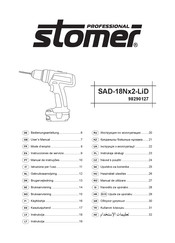 Stomer Professional SAD-18Nx2-LiD Instrucciones De Servicio