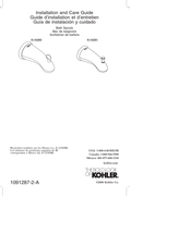 Kohler 10280-4-G Guía De Instalación Y Cuidado