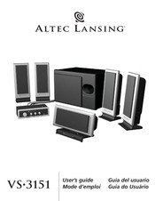 Altec Lansing VS-3151 Guia Del Usuario