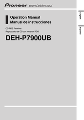 Pioneer DEH-P7900UB Manual De Instrucciones