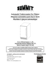 Summit Commercial BIM44GIF Manual Del Usuario