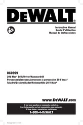 DeWalt DCD999B Manual De Instrucciones