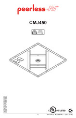 peerless-AV CMJ450 Instrucciones De Montaje E Instalación