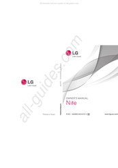 LG Nite Manual De Instrucciones