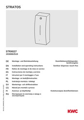 KWC STRATOS STRX627 Instrucciones De Montaje Y Servicio