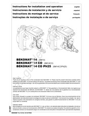 Beko BM14CO Instruciones De Instalación Y De Servicio