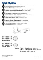 Westfalia 317 400 300 107 Instrucciones De Montaje Y De Servicio