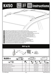 Yakima K450 Instrucciones