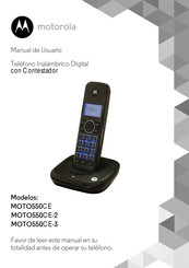 Motorola MOTO550CE-2 Manual De Usuario