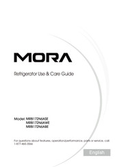 Mora MRB172N6ASE Guía De Uso Y Cuidado